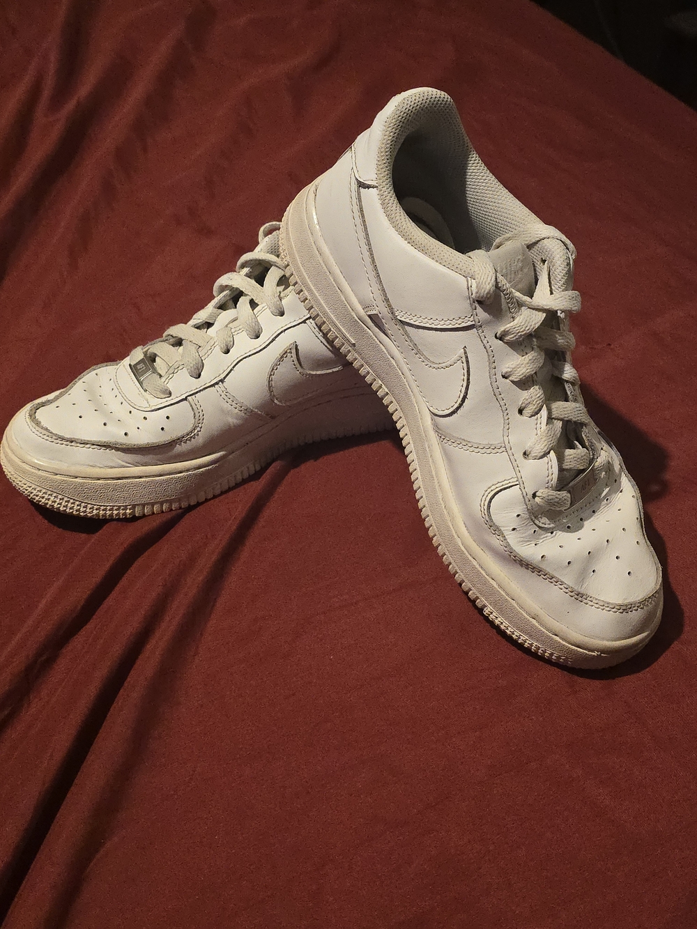 Nike Youth Air Force Ones Low-Top Sneakers